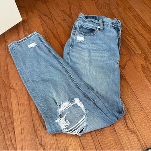 American Eagle ripped boyfriend jeans